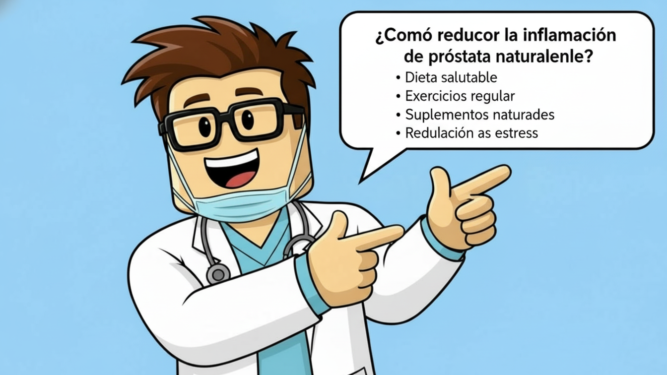 ¿Cómo desinflamar la próstata de forma natural?